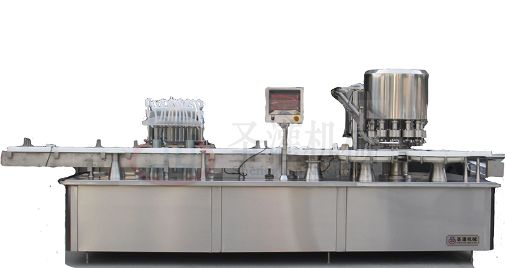 SGGZ-12 type 30-100ml oral liquid filling and cap rolling machine
